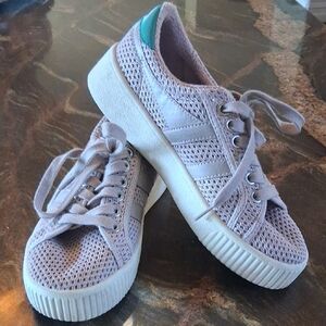 Gola Gold Logo on Blush Fabric